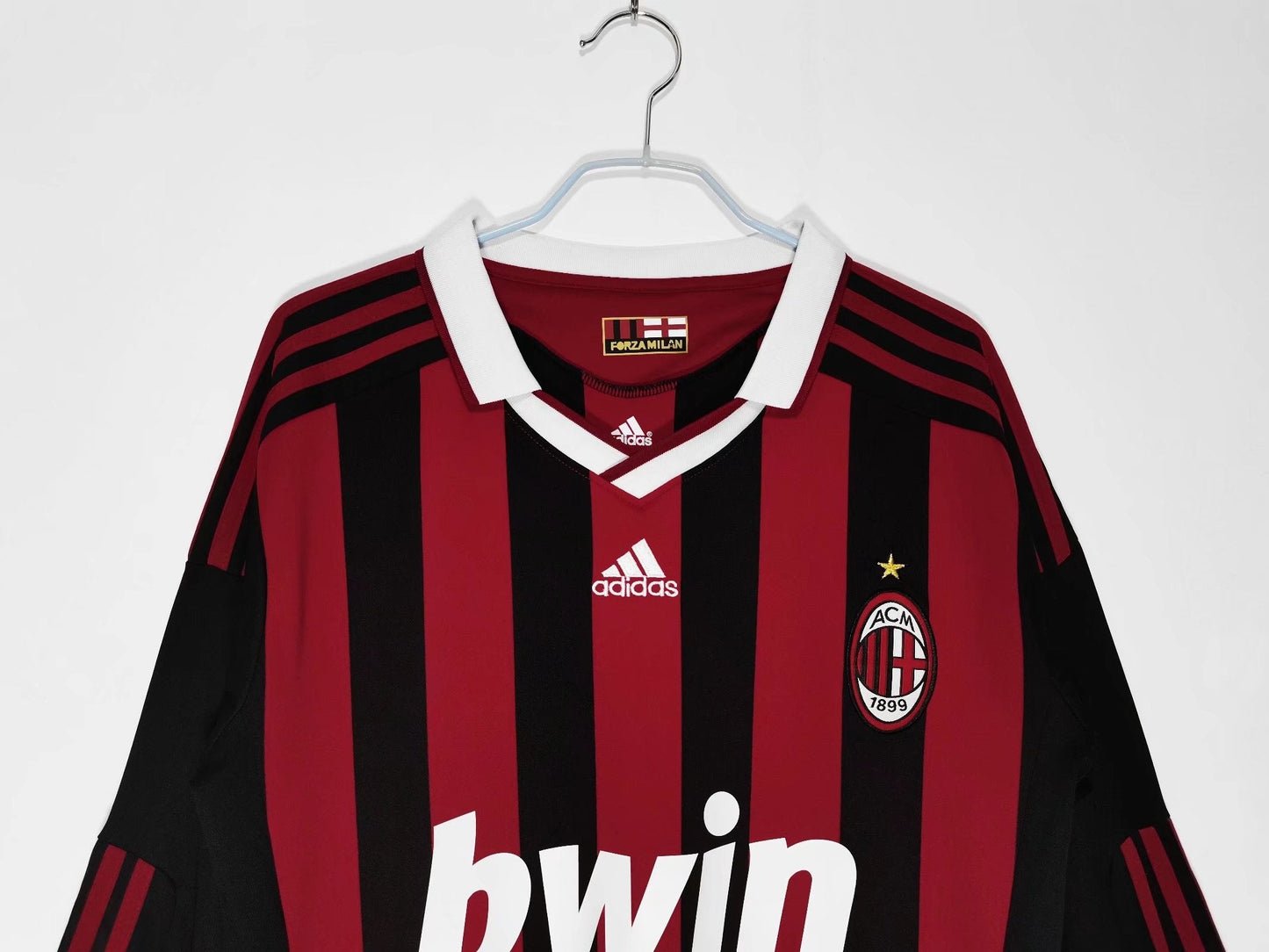 AC Milan 09/10 Long Sleeves Home Jersey