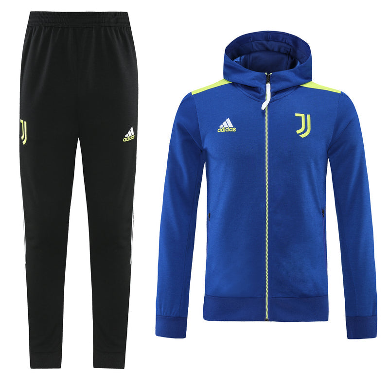 Juventus 21/22 Full-Zip TrackSuit - Blue