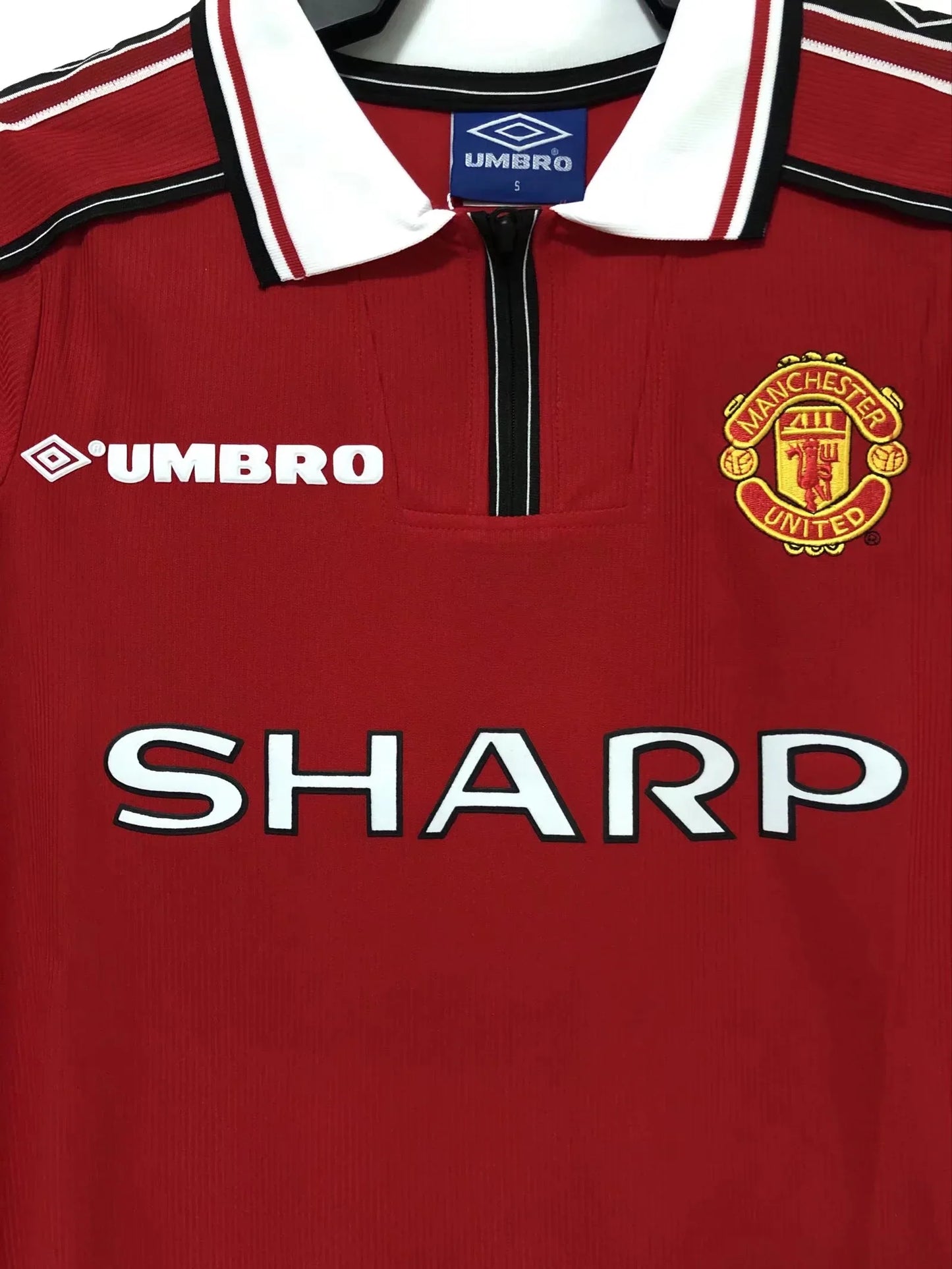 MANCHESTER UNITED 98/99 Home Jersey-Long Sleeve