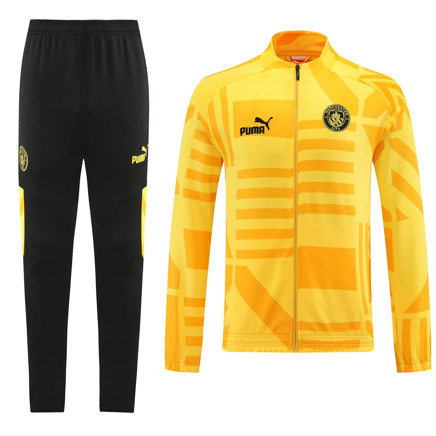 Manchester City 22/23 Full-Zip TrackSuit - Yellow