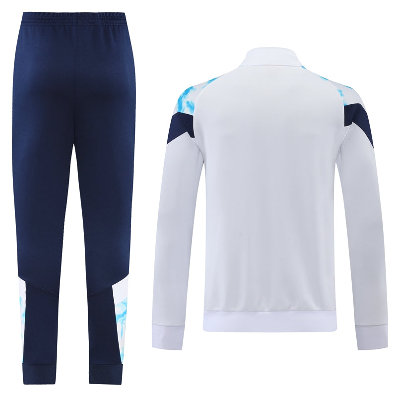 Manchester City 22/23 Full-Zip TrackSuit - White