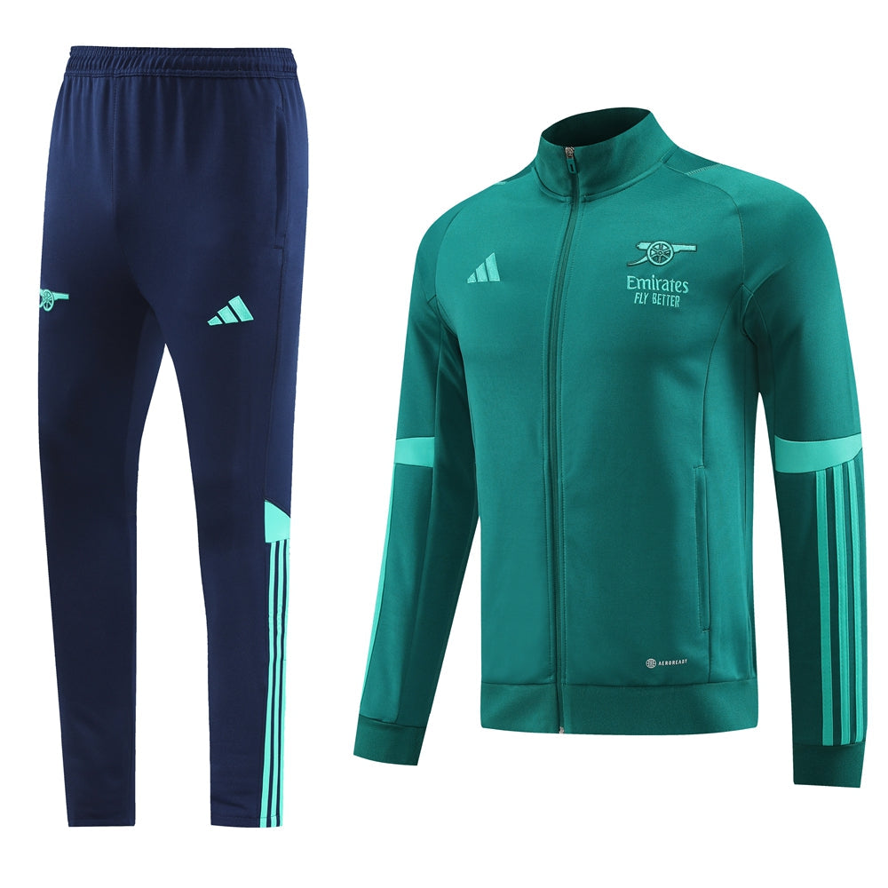 Arsenal 23/24 Full-Zip TrackSuit - Green