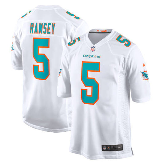 Miami dolphins 2023 Away White Jersey