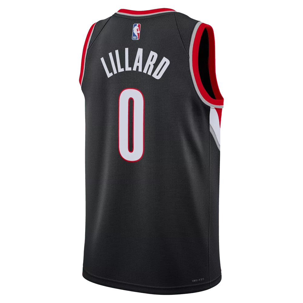 Portland Trail Blazers Damian Lillard 22/23 Icon Edition Swingman Jersey