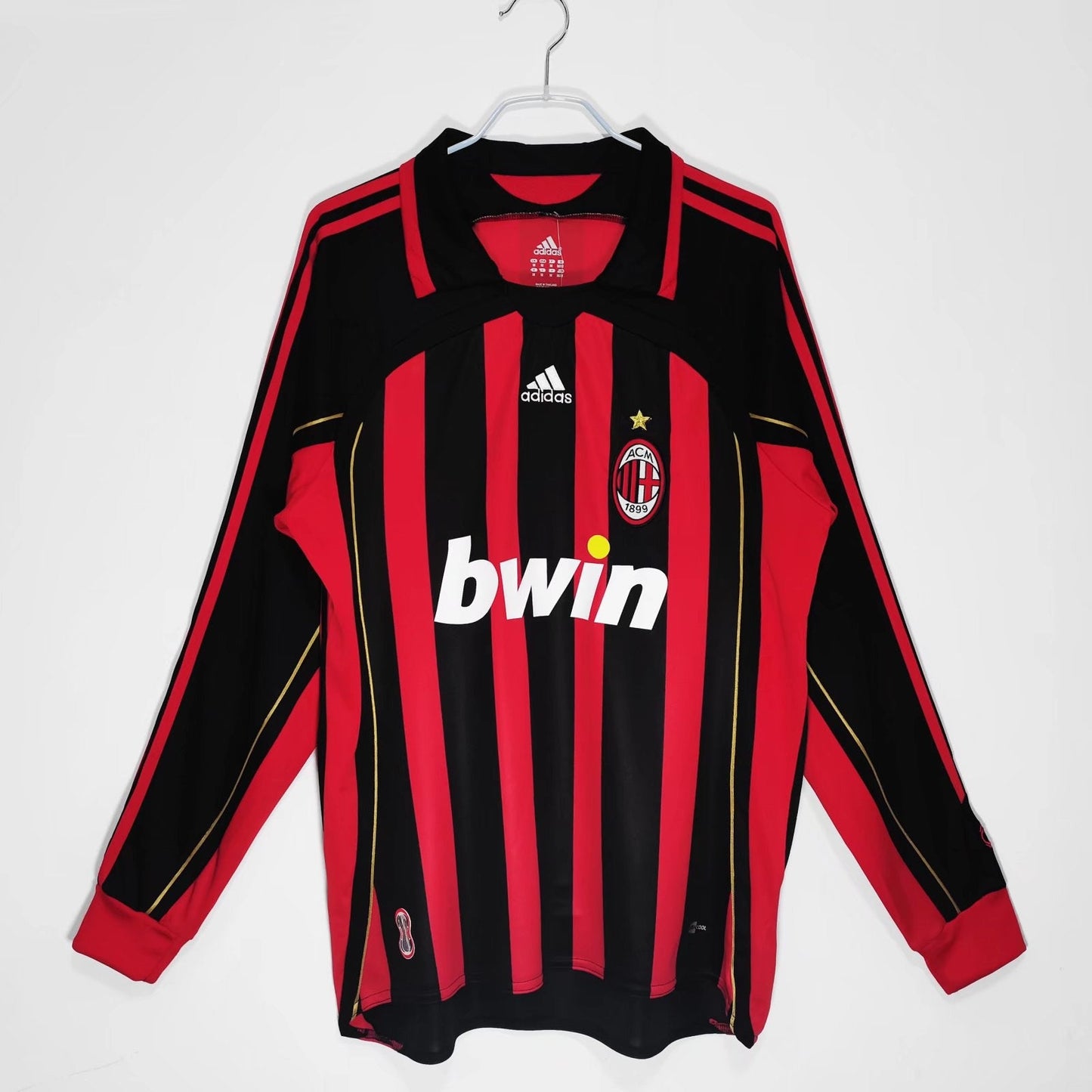 AC Milan 06/07 Long Sleeves Home Jersey