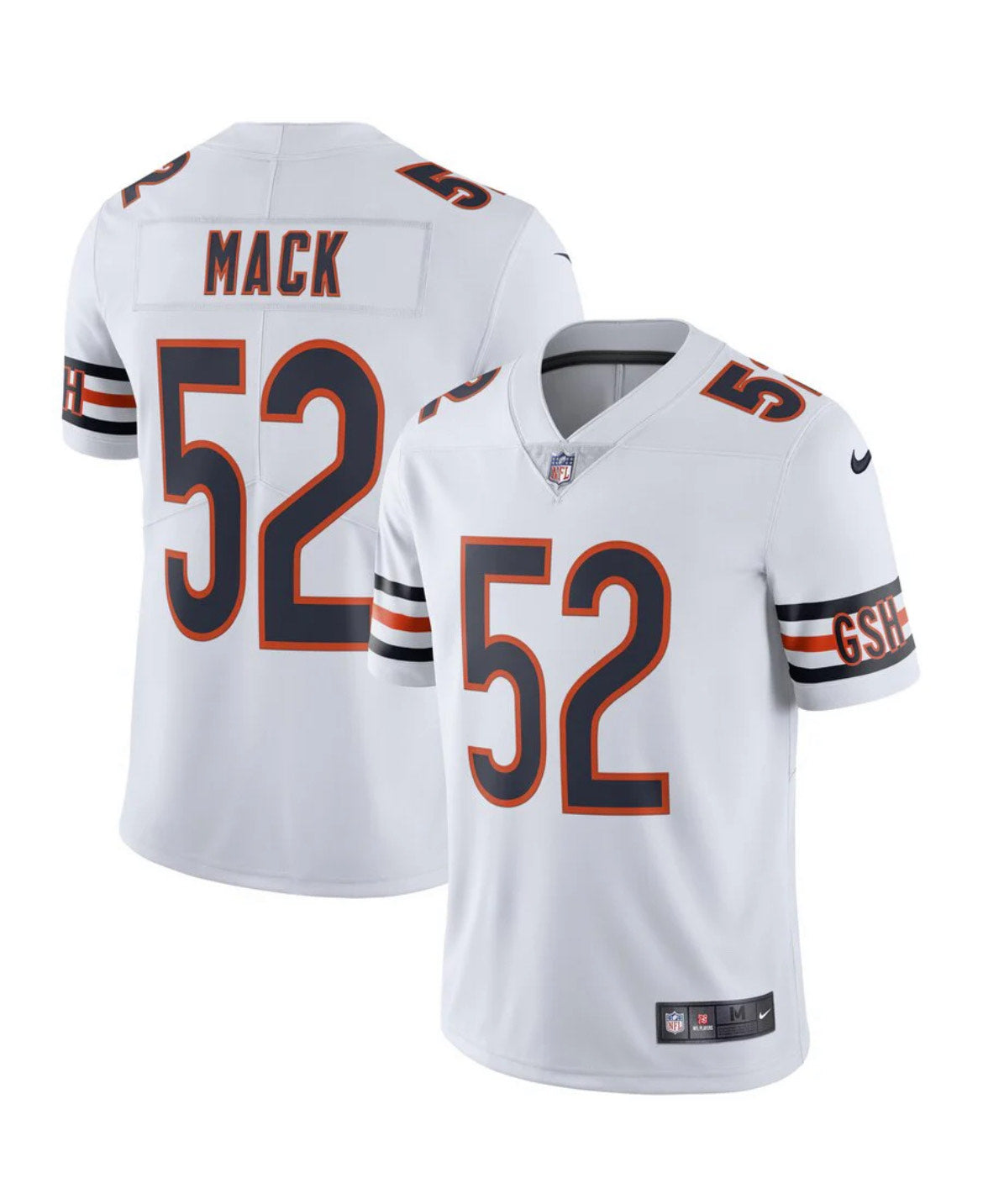 Chicago Bears 2023 White NFL Jersey