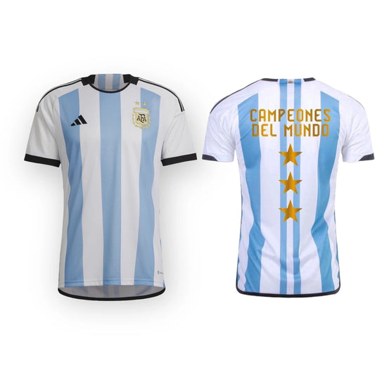 Argentina 2022 World Cup Winners Home Jersey