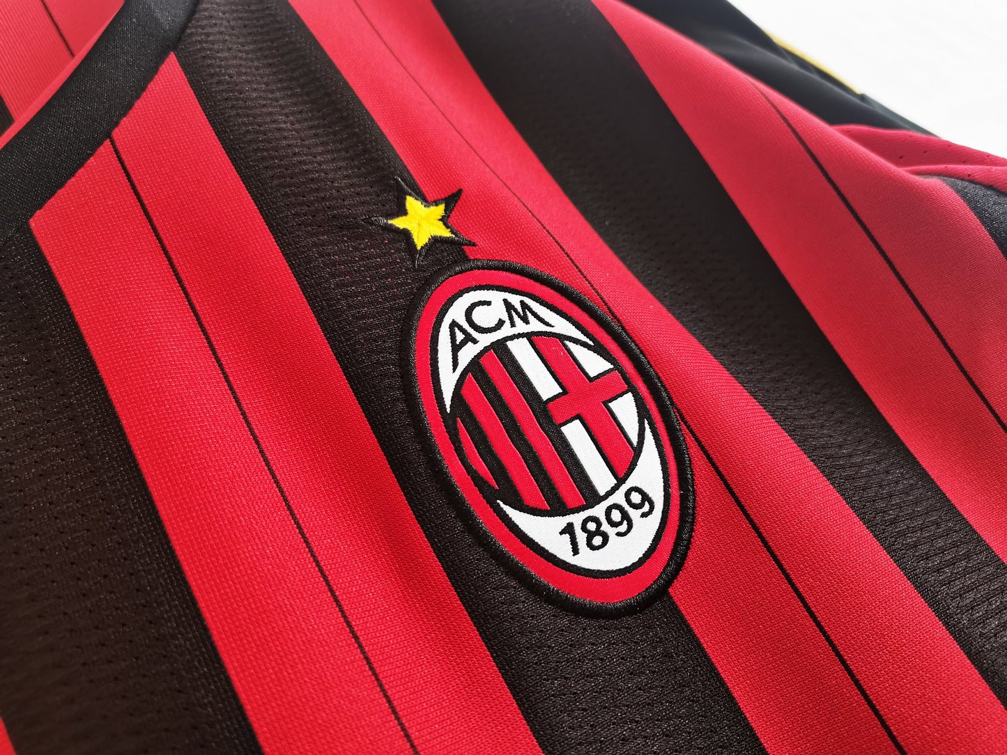 AC Milan 13/14 Long Sleeves Home Jersey