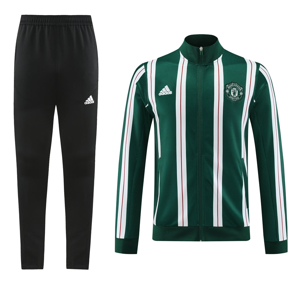 Manchester United 23/24 Full-Zip TrackSuit - Green