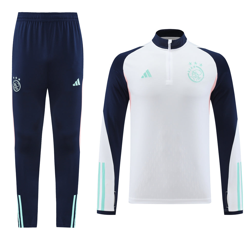 Ajax 23/24 Half-Zip Tracksuit - white