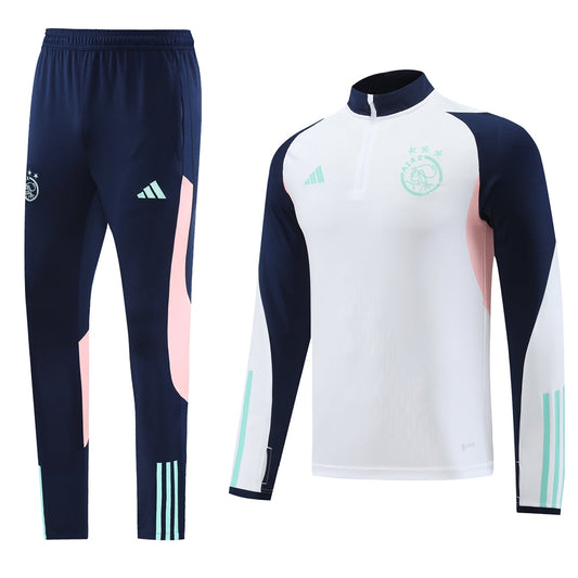 Ajax 23/24 Half-Zip Tracksuit - white