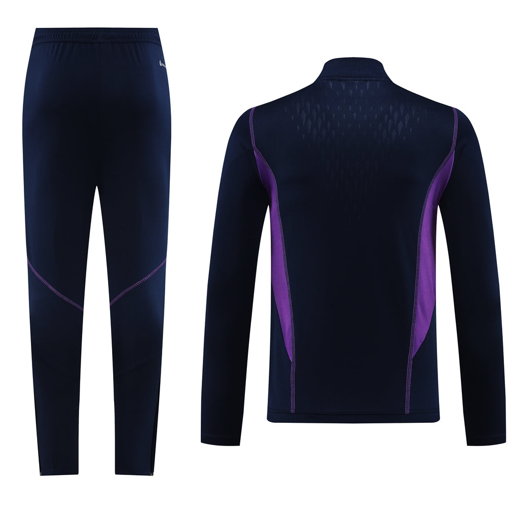 Argentina 23/24 Half-Zip Tracksuit - Navy Blue