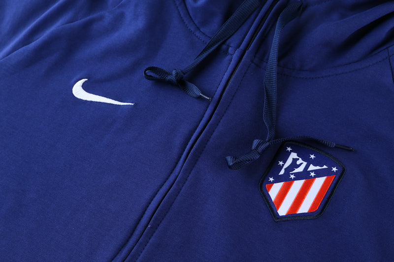 Atlántico Madrid 21/22 Hooded Full-Zip Hooded Tracksuit