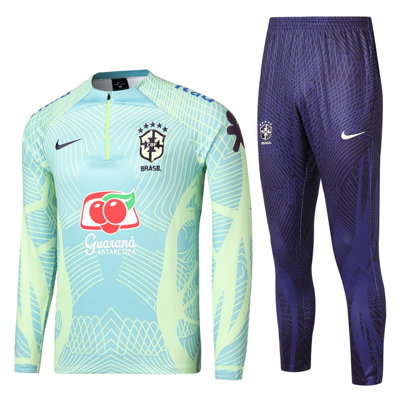 Brazil 22/23 Half-Zip Youth TrackSuit