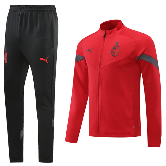 AC Milan 22/23 Full-Zip Tracksuit - Red