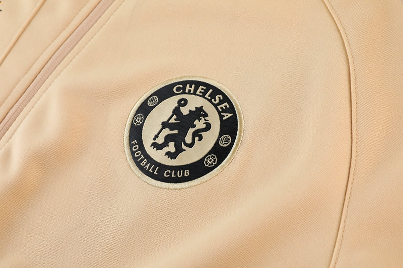 Chelsea 22/23 Full-Zip Tracksuit - Gold