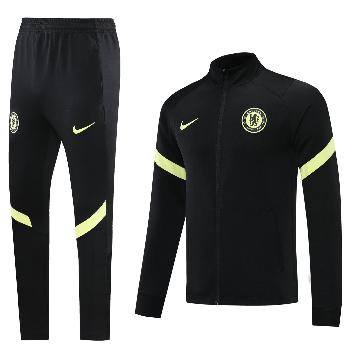 Chelsea 21/22 Half-Zip Tracksuit - Black