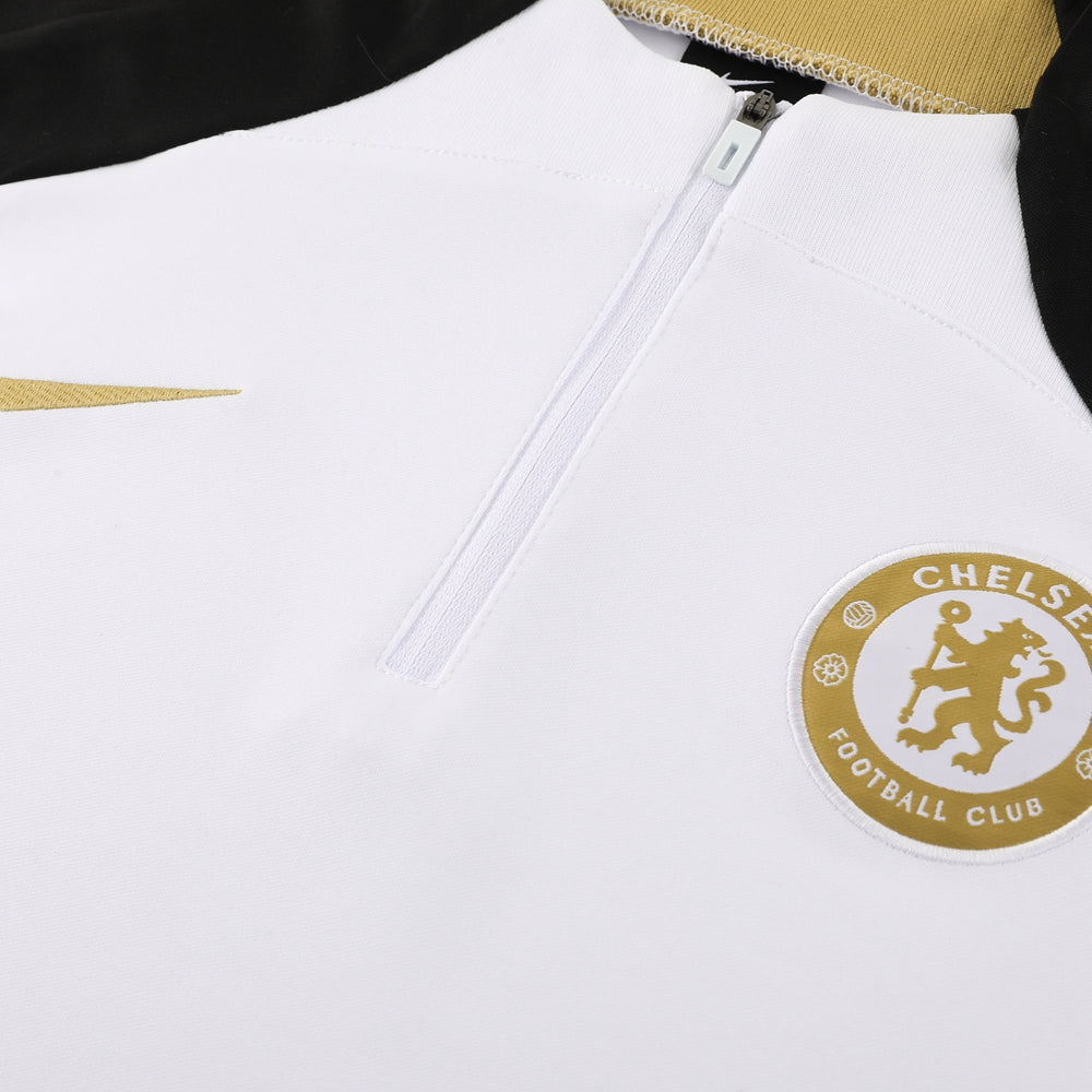 Chelsea 23/24 Half-Zip Tracksuit - Gold & Black