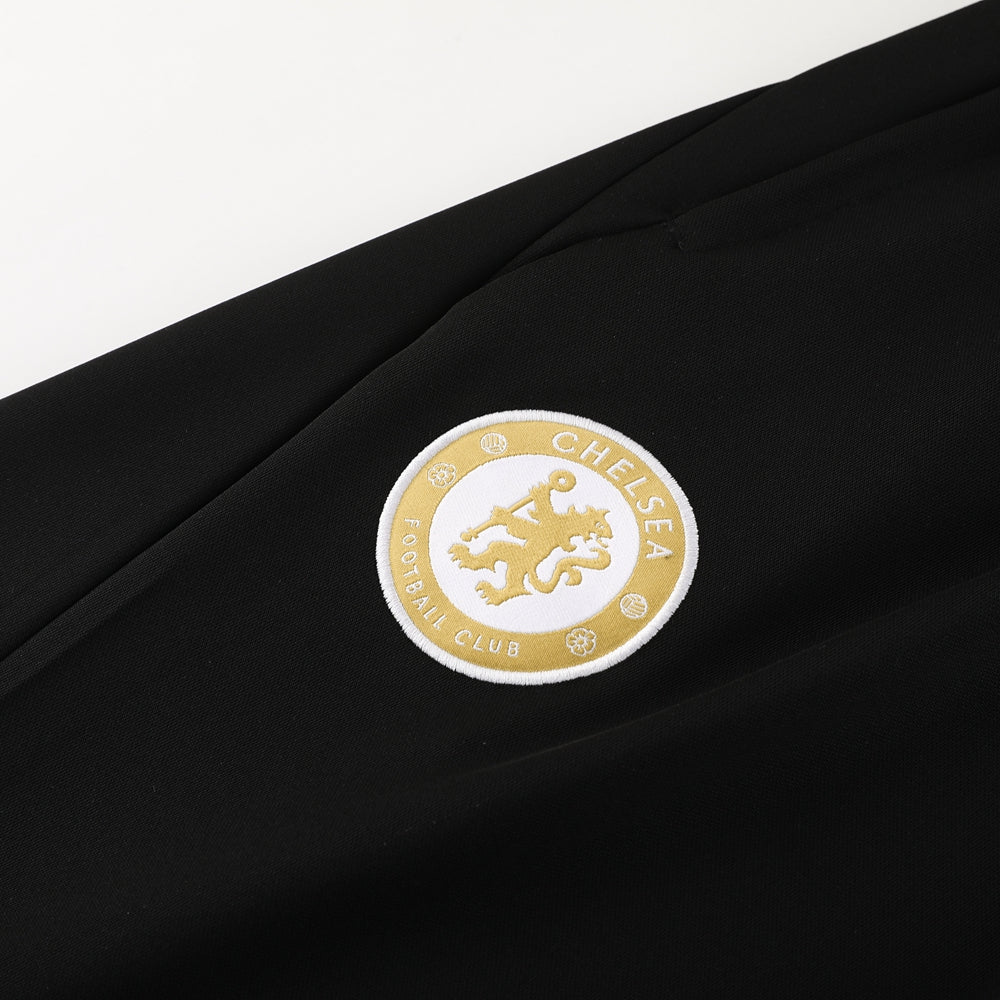 Chelsea 23/24 Half-Zip Tracksuit - Gold & Black