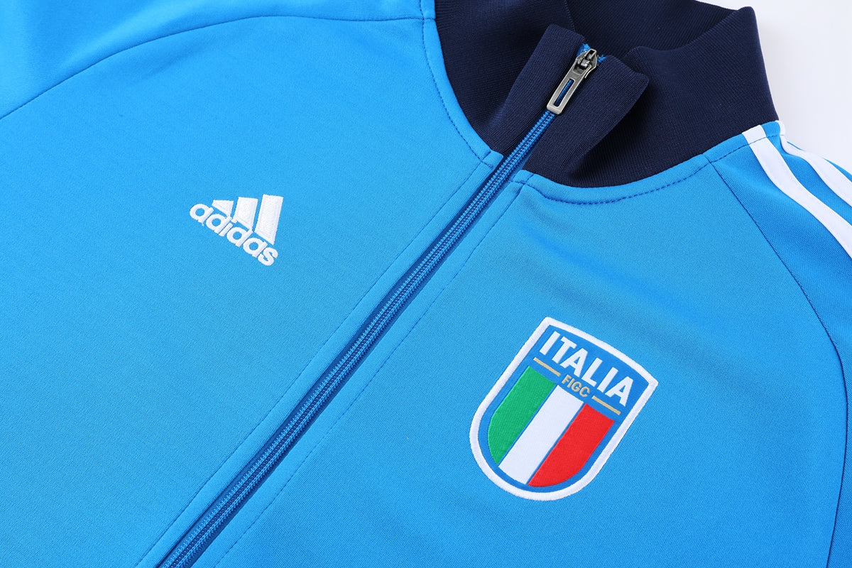 Italy 23/24 Full-Zip TrackSuit - Light Blue