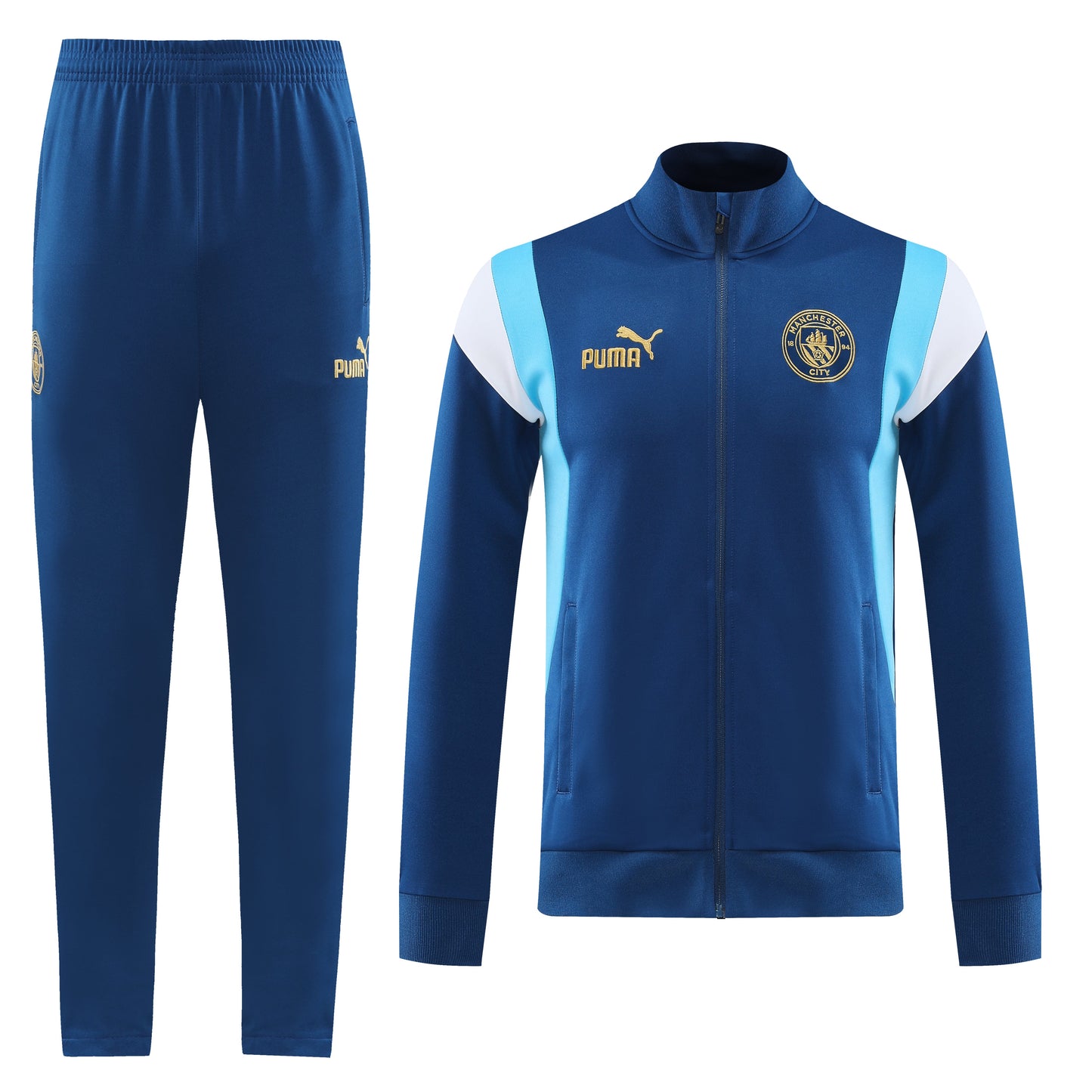 Manchester City 23/24 Full-Zip tracksuit - Dark Blue