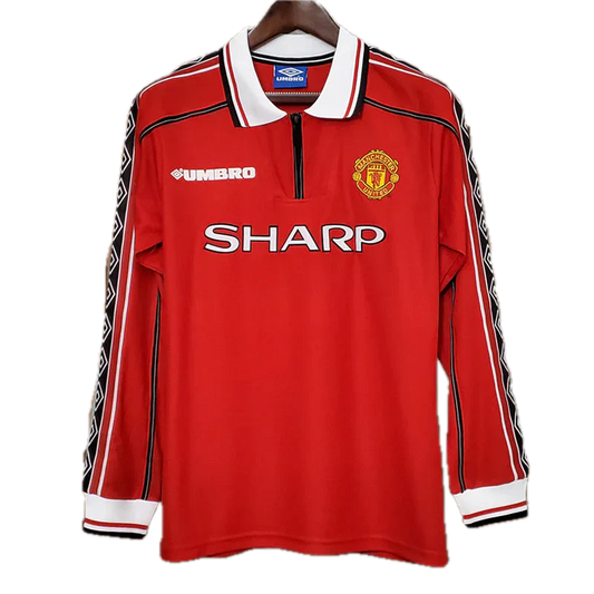 MANCHESTER UNITED 98/99 Home Jersey-Long Sleeve