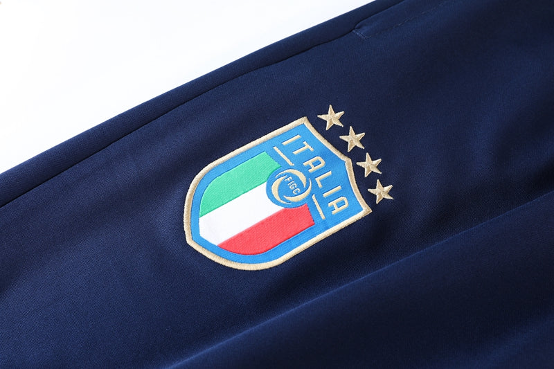 Italy 22/23 Half-Zip Tracksuit - Blue