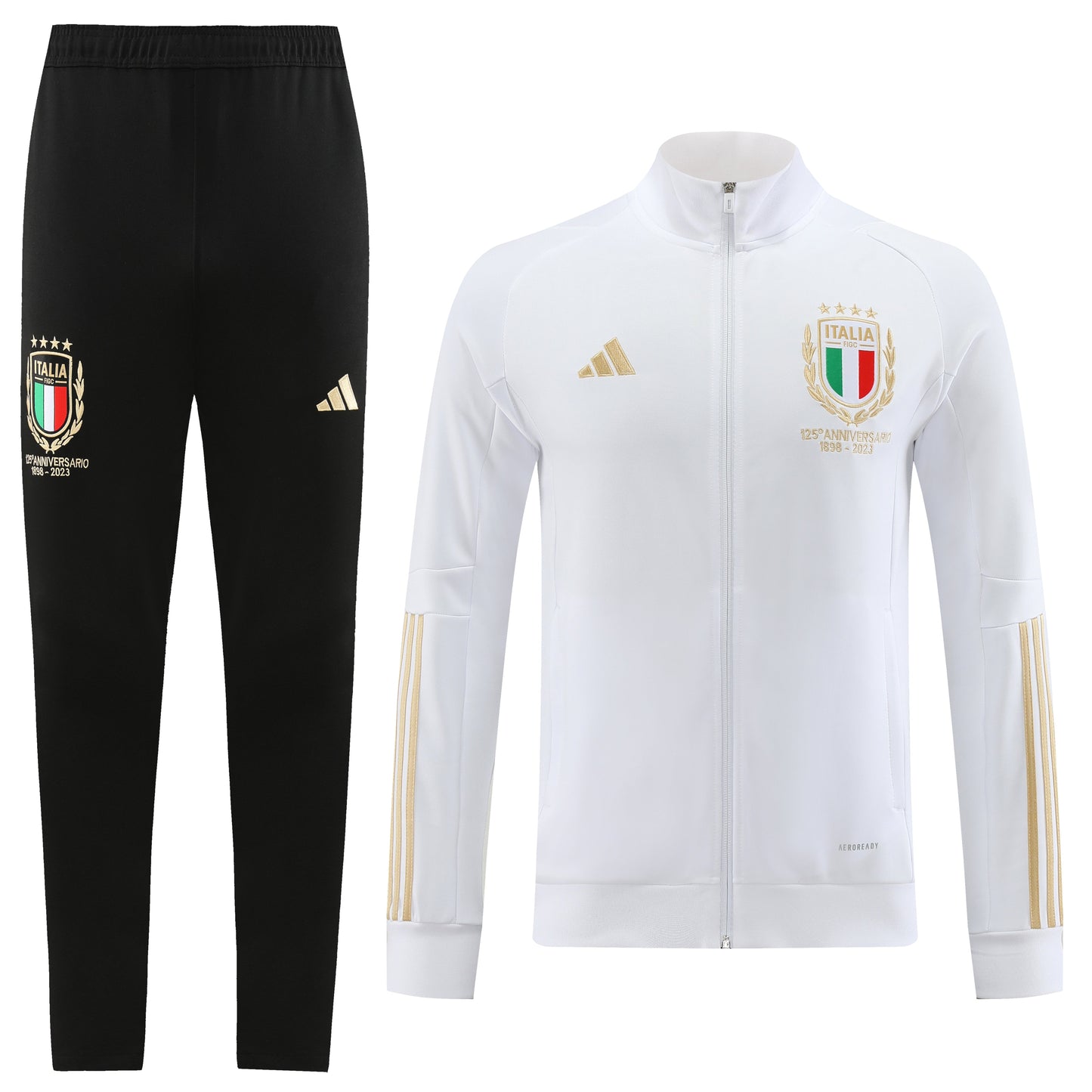 Italy 23/24 Full-Zip TrackSuit - White