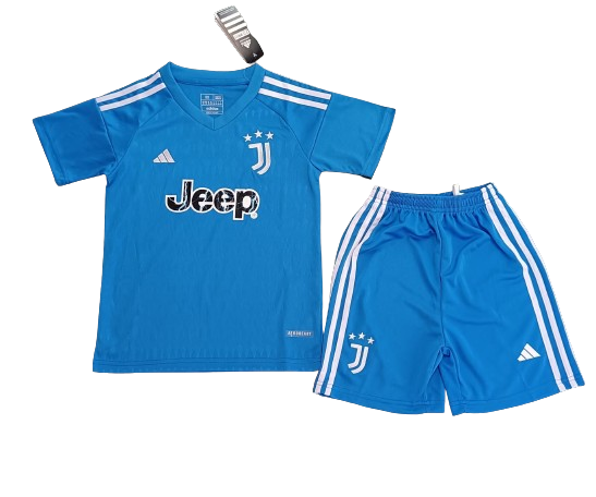 Juventus 23/24 Youth Condivo Short Sleeve T-shirt, Goalkeeper Full Kit