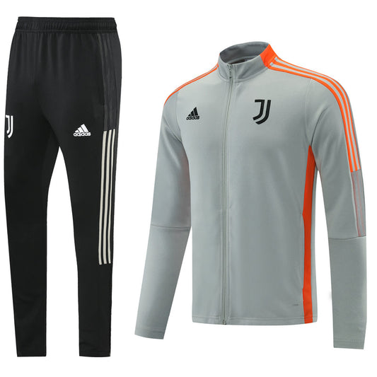 Juventus 21/22 Half-Zip Tracksuit - Grey