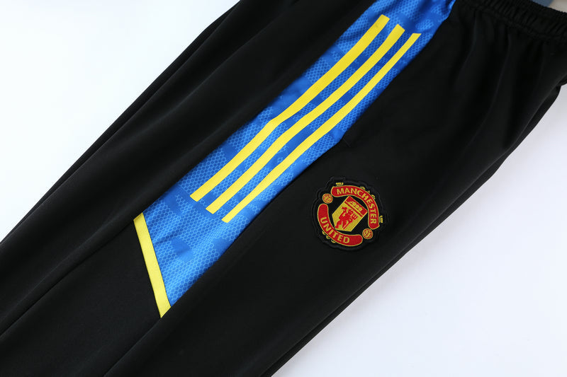 Manchester United 21/22 Half-Zip Tracksuit - Blue