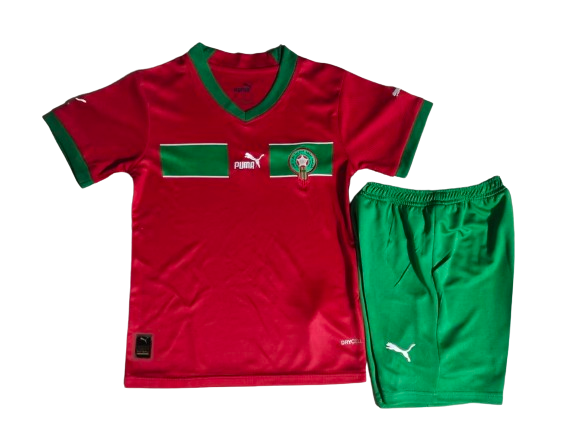 Morocco 2022 World Cup Youth Home Full Kit